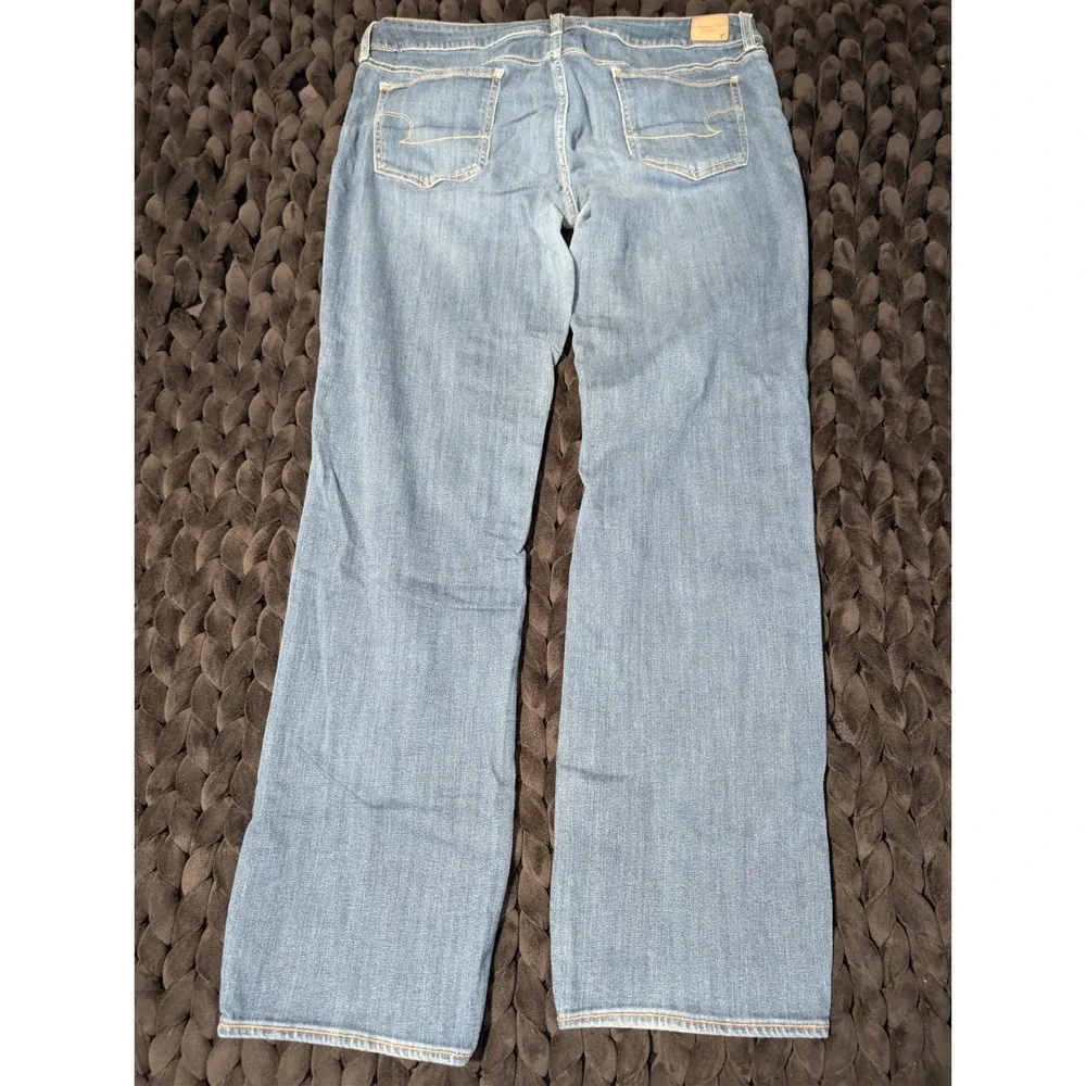 American Eagle Outfitters Women's Stretch Straight Leg Jeans Size 16 Long